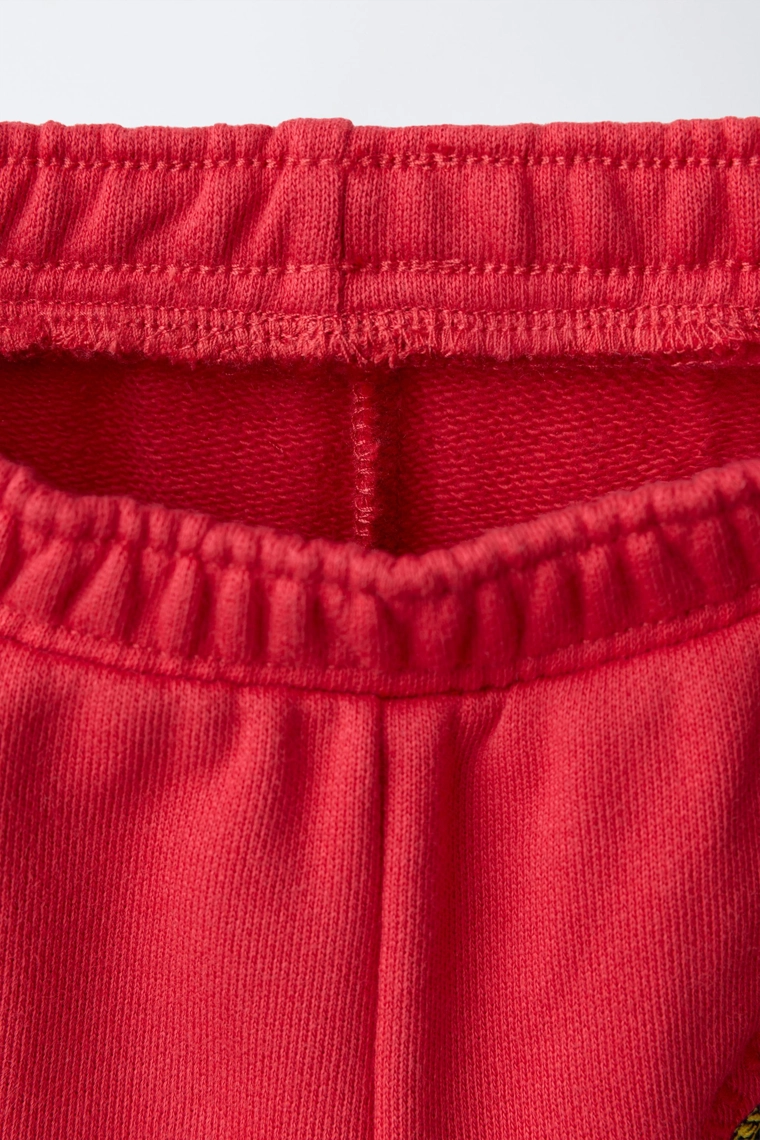 Вельветовые брюки с баллонным кроем и вышивкой от fruit of the loom™