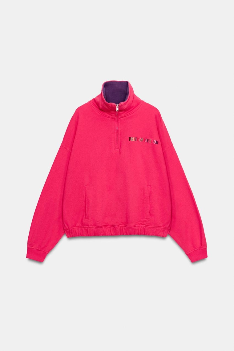 Свитшот fruit of the loom™ с контрастным воротником