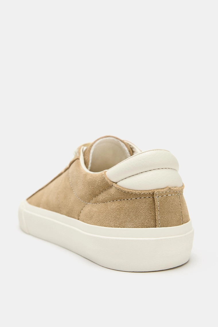 Кроссовки barefoot из кожи и замши