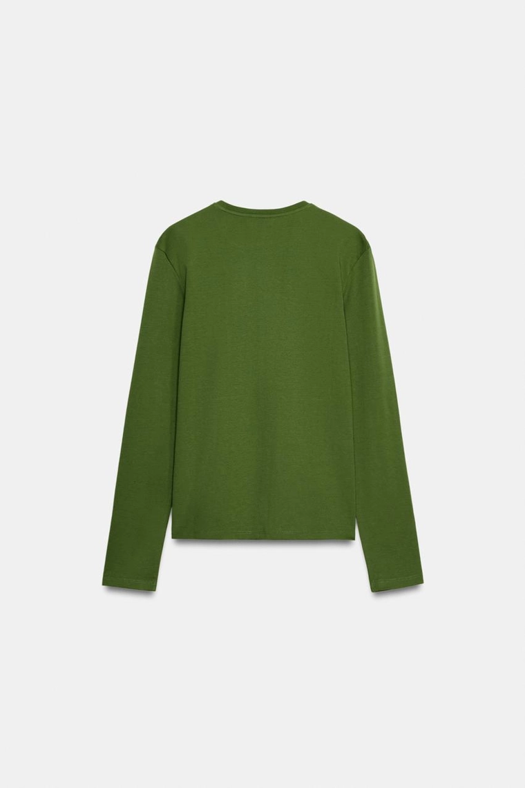 Футболка с длинным рукавом из интерлока
