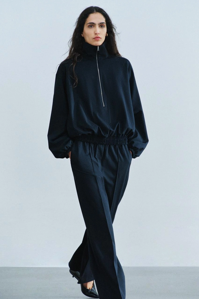 Свободные брюки Zara «ZW» с шерстяной смесью