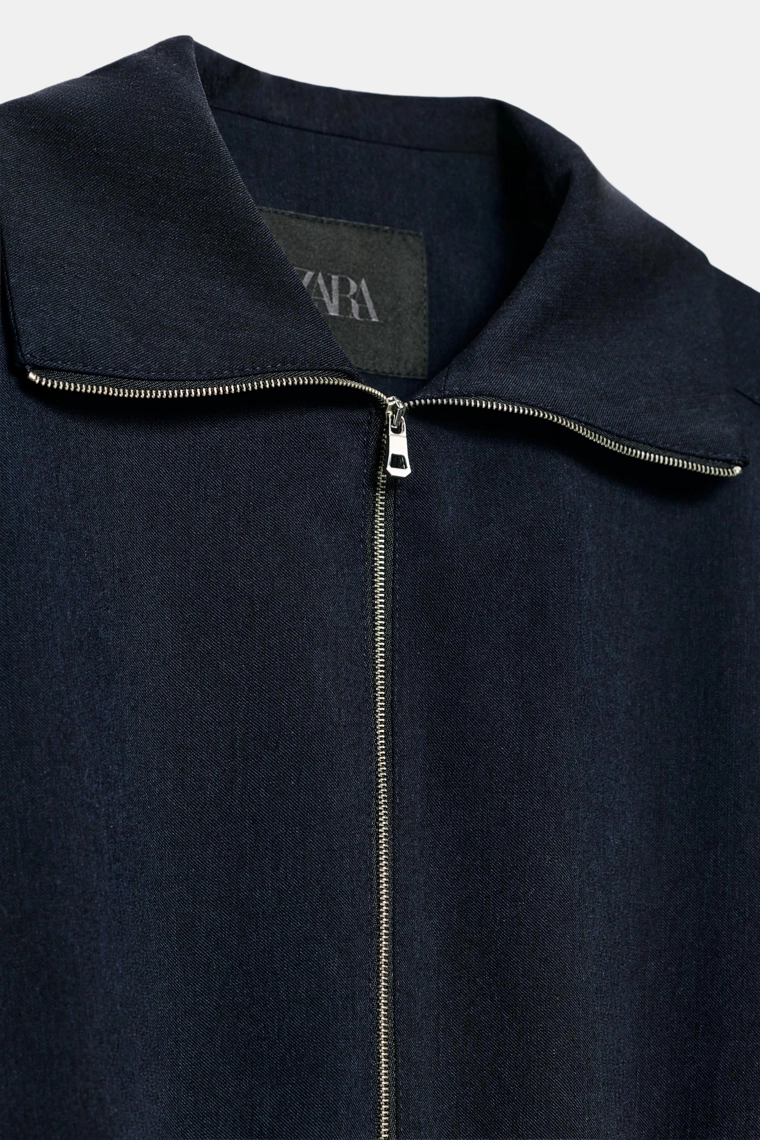 Бомбер zw collection на молнии
