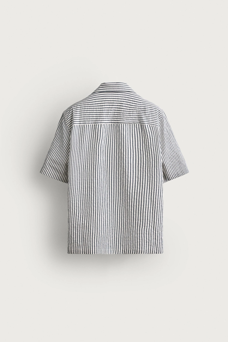 Рубашка regular fit из сискера