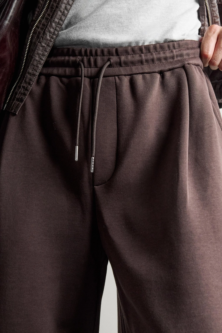 Брюки balloon fit со складками