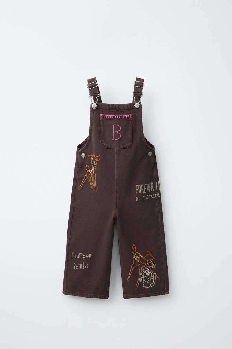 Длинные комбинезоны с вышивкой bambi © disney