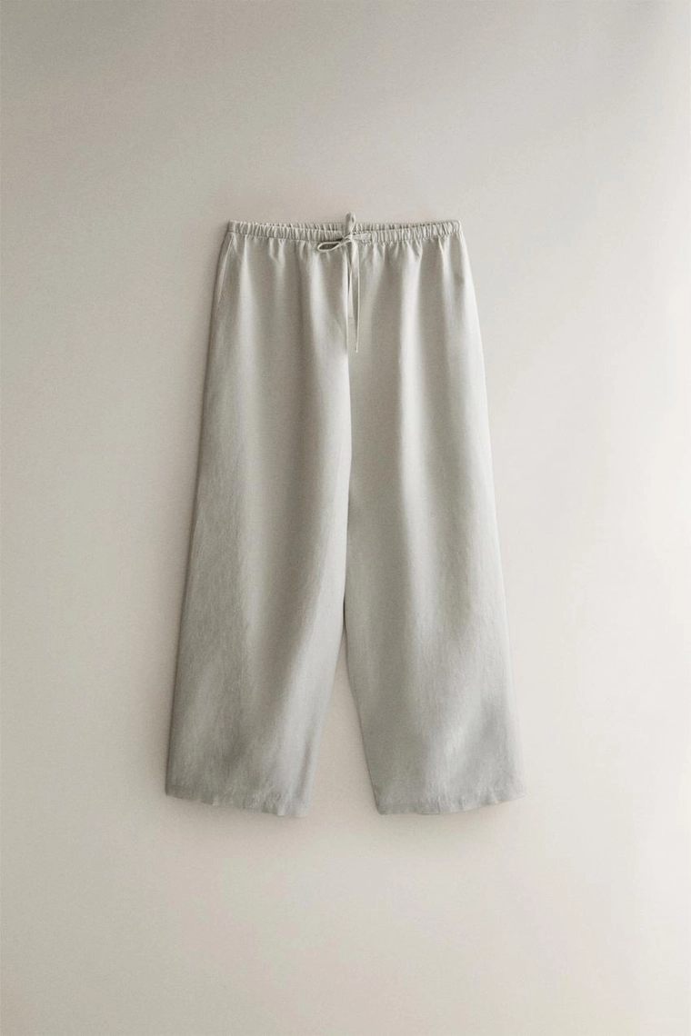 Брюки из льна