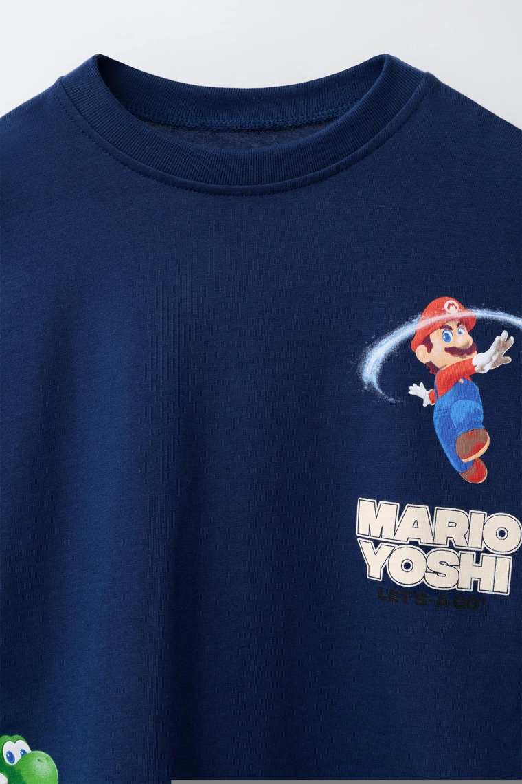 Футболка с длинным рукавом mario bros ™ © nintendo