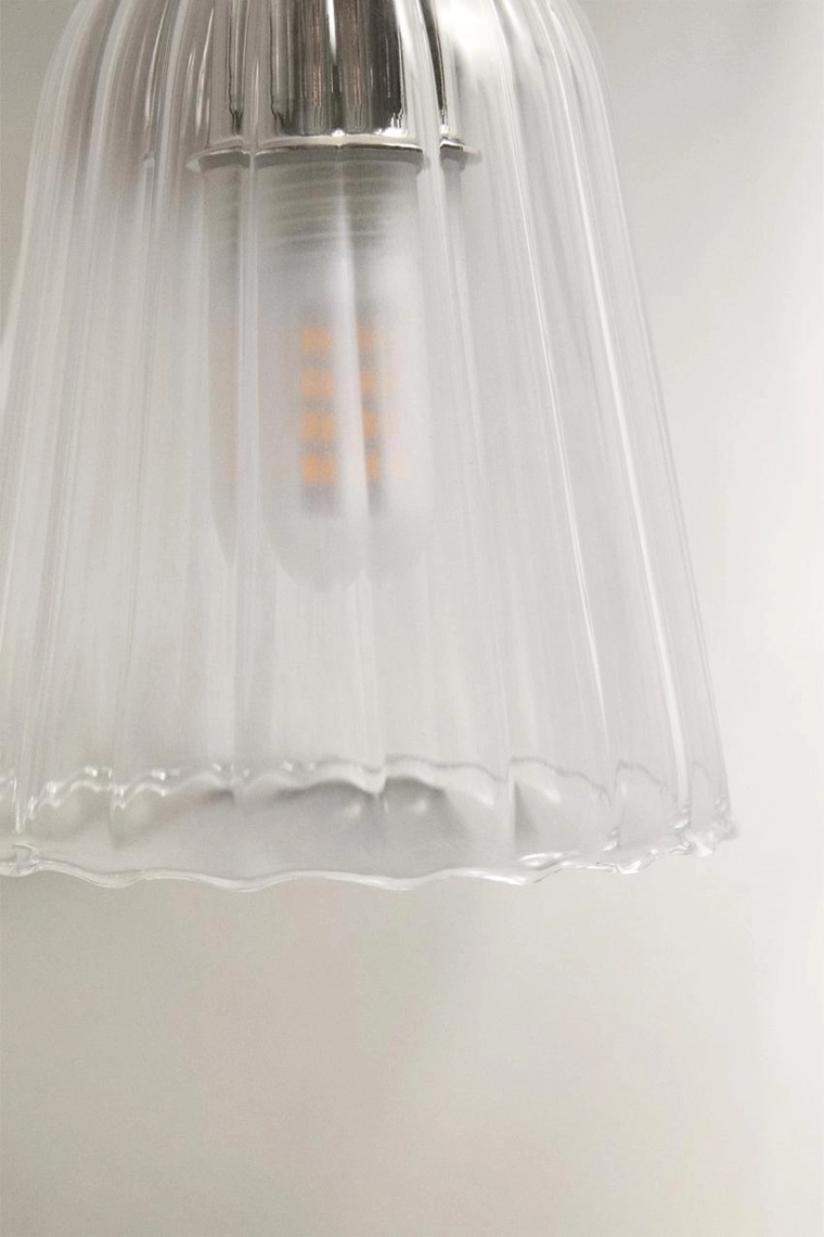 Настенный светильник lamp из стекла и железа