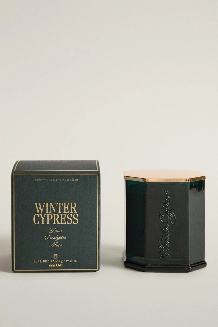 (550 g) ароматическая свеча winter cypress