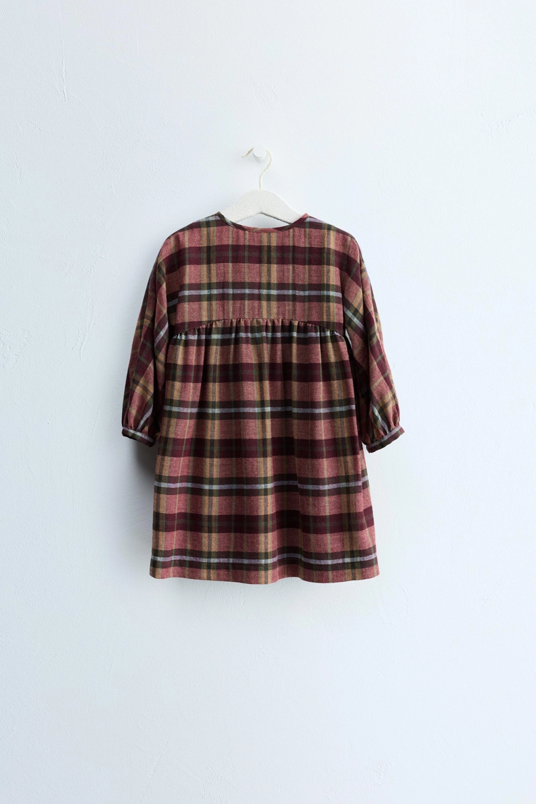 Платье рубашечного кроя zara timeless из шерстяной ткани в клетку