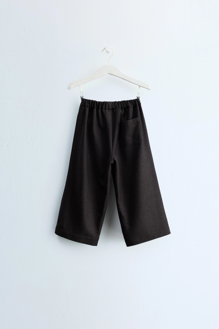 Zara timeless — брюки широкого кроя из шерстяной смеси