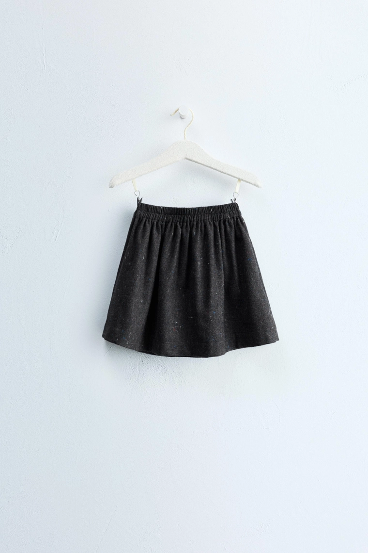 Zara timeless — юбка из шерстяной смеси с эластичным поясом