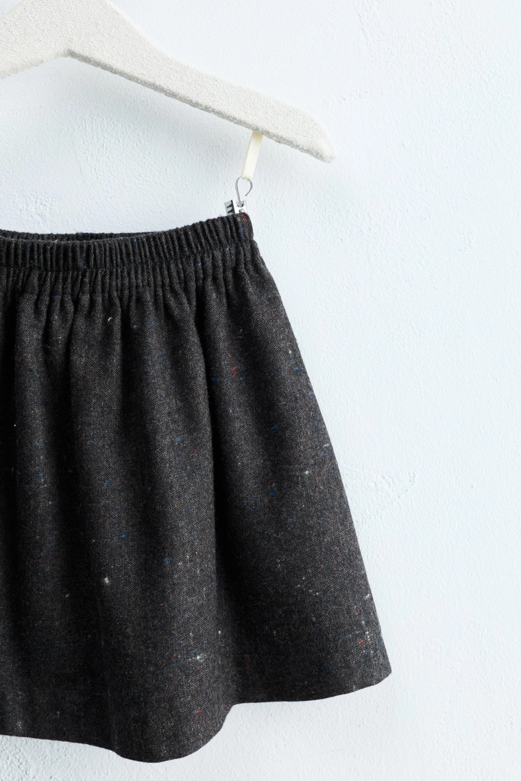 Zara timeless — юбка из шерстяной смеси с эластичным поясом