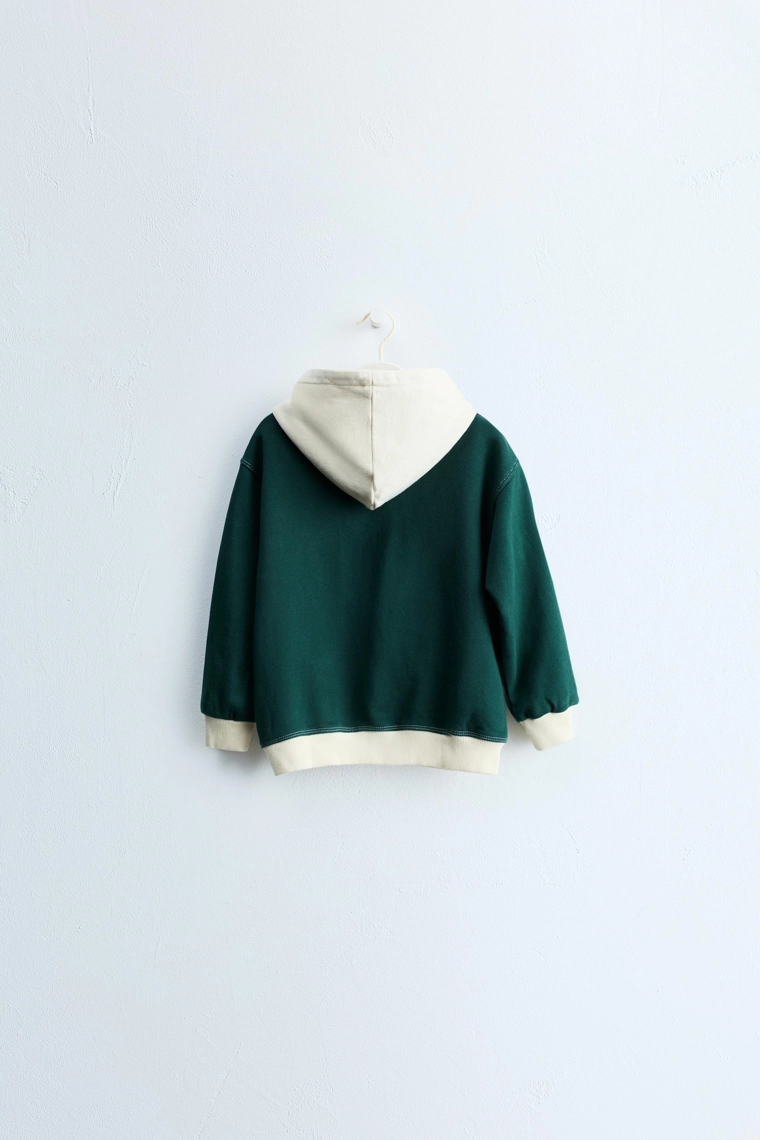 Худи zara timeless с цветными блоками