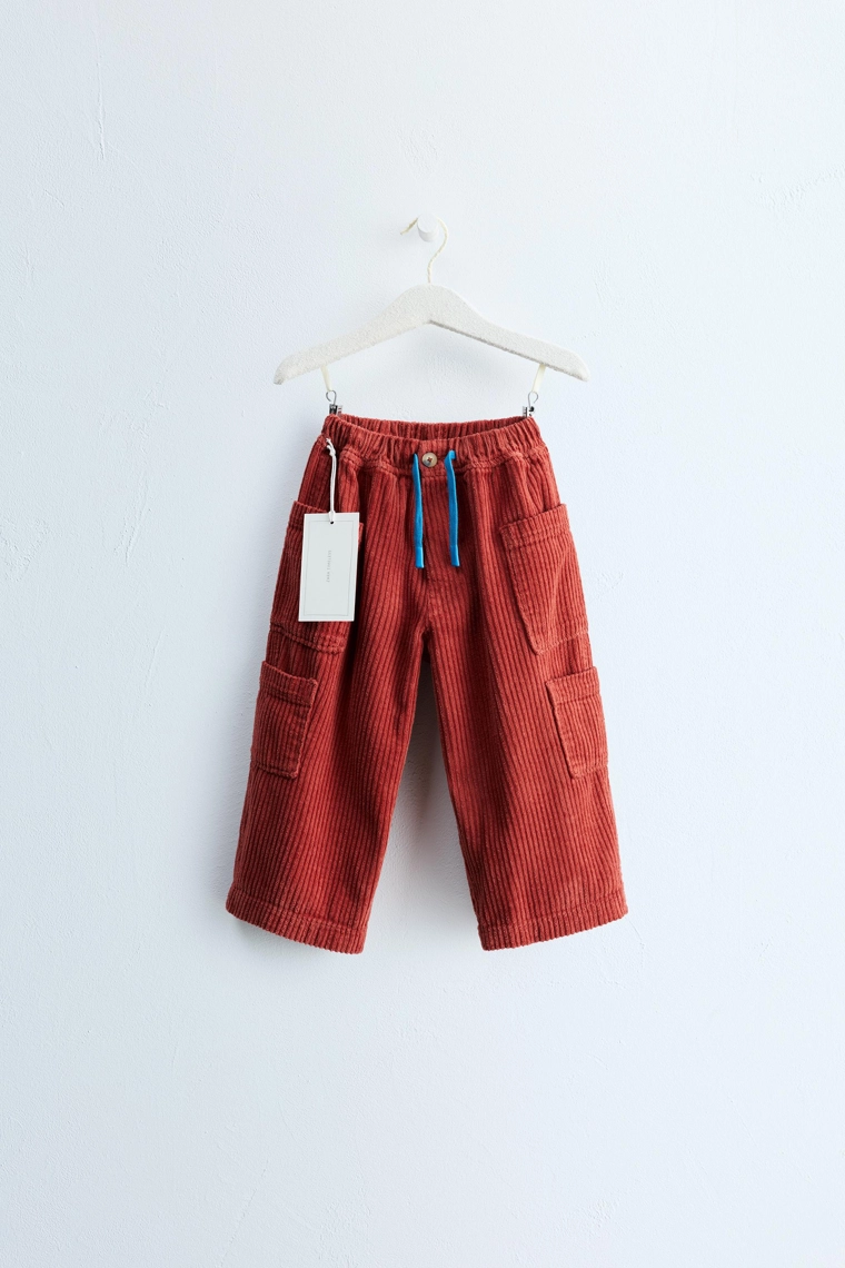 Вельветовые карго-брюки zara timeless