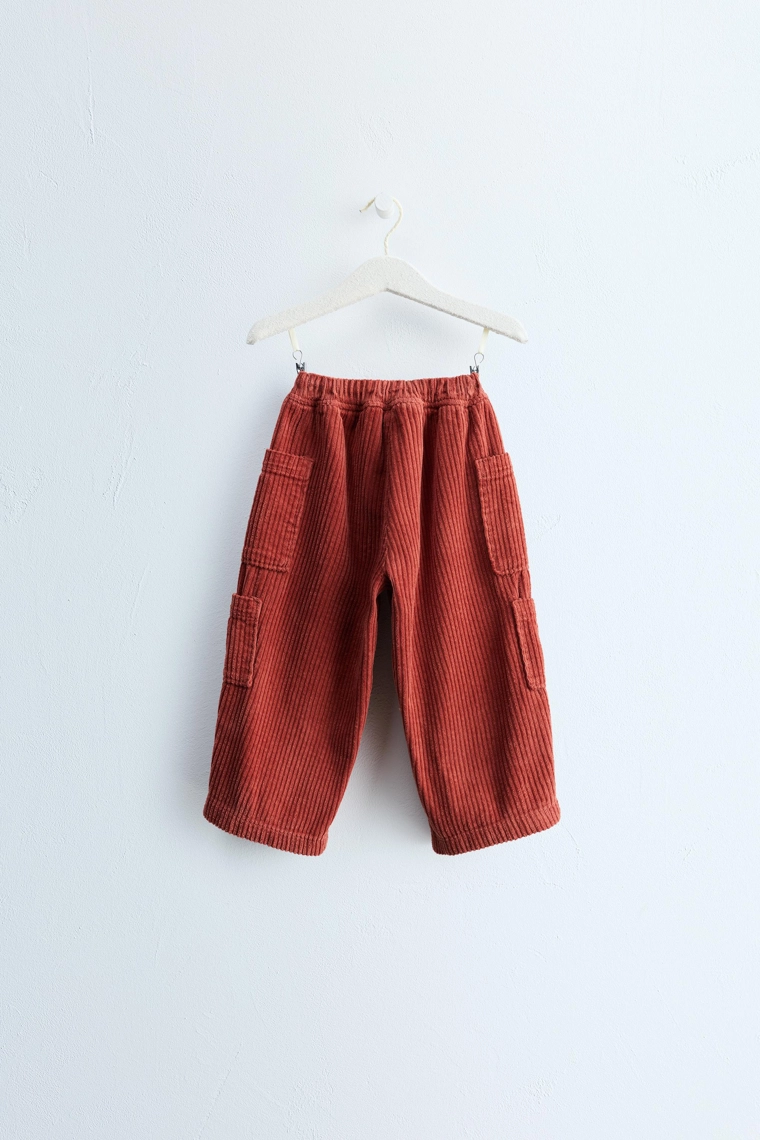 Вельветовые карго-брюки zara timeless