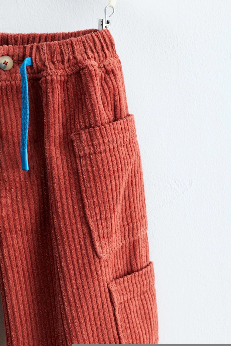 Вельветовые карго-брюки zara timeless