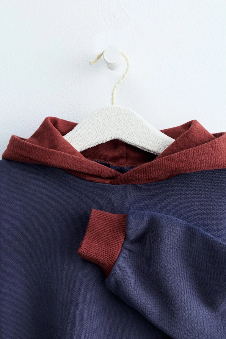 Худи zara timeless с цветными блоками