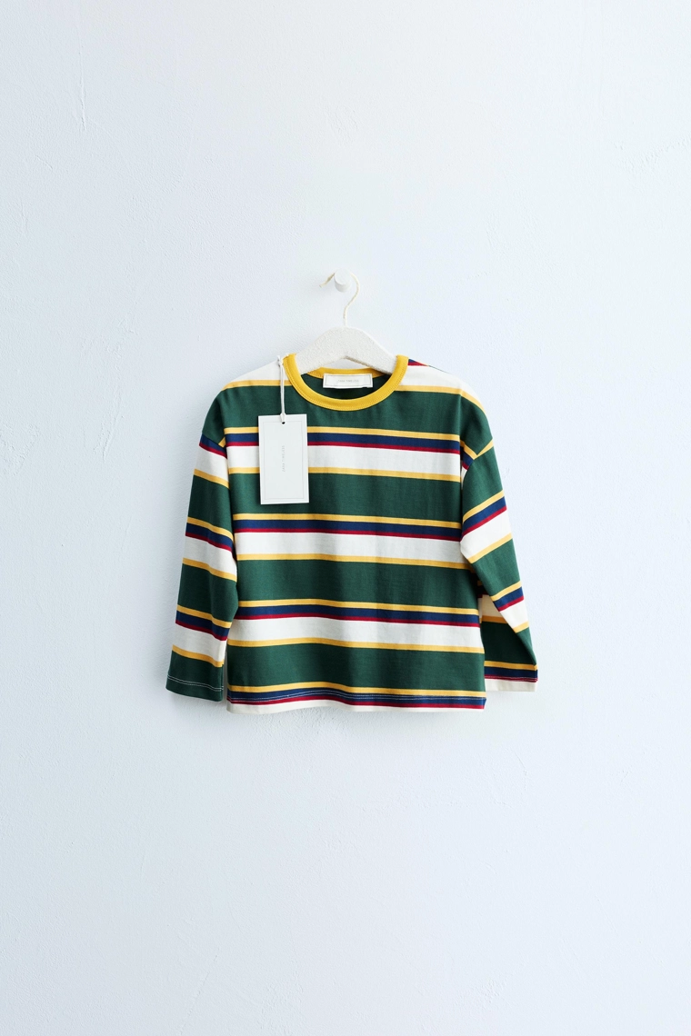 Футболка zara timeless с полосатым принтом