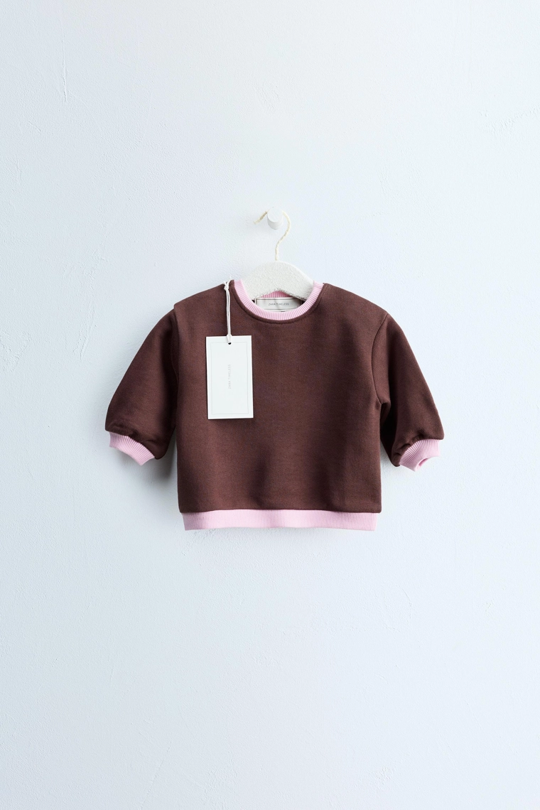 Zara timeless - контрастный свитшот