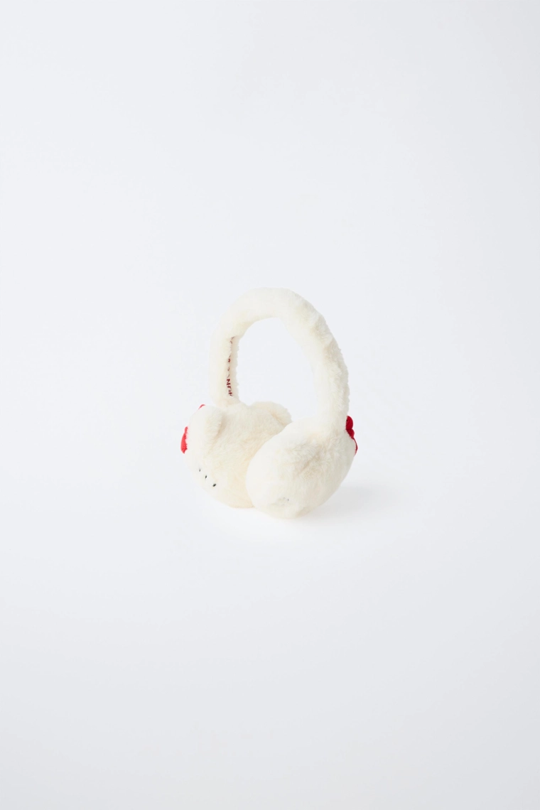 Меховые наушники hello kitty © sanrio