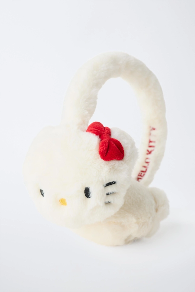 Меховые наушники hello kitty © sanrio