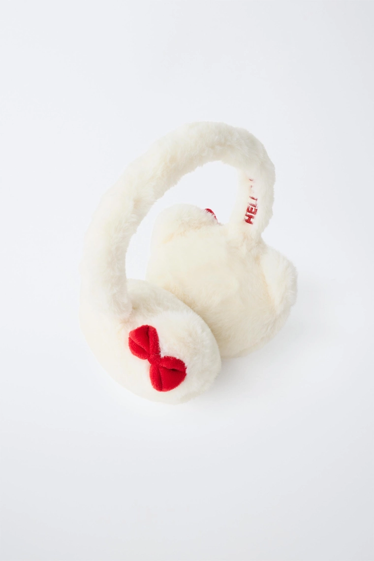 Меховые наушники hello kitty © sanrio