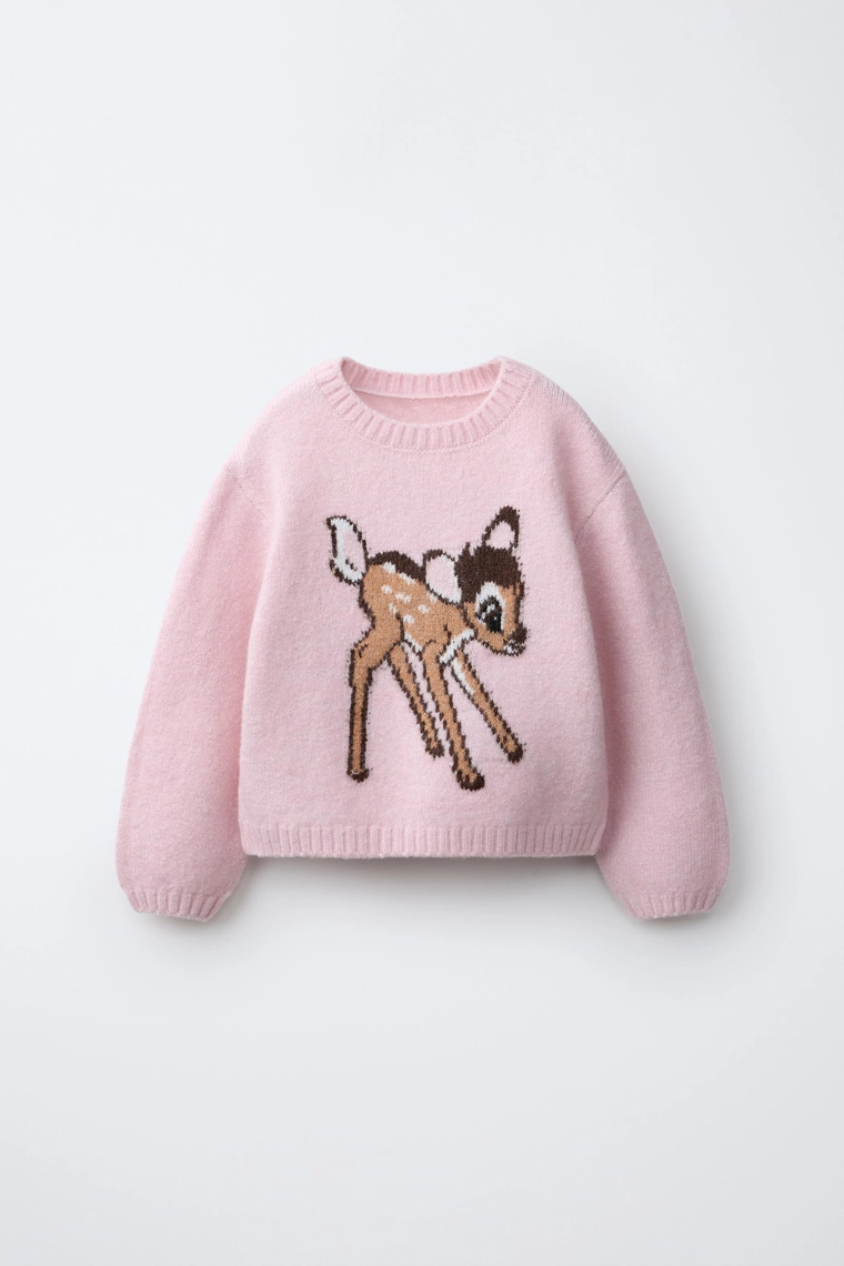 Вязаный джемпер bambi © disney