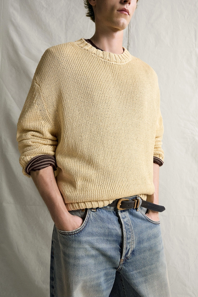 Джемпер из 100% мерсеризованного хлопка