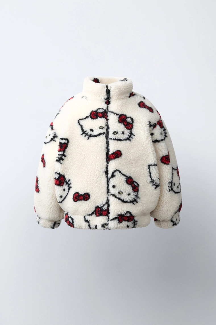 Куртка с искусственным мехом hello kitty © sanrio