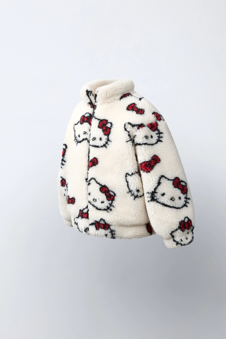 Куртка с искусственным мехом hello kitty © sanrio