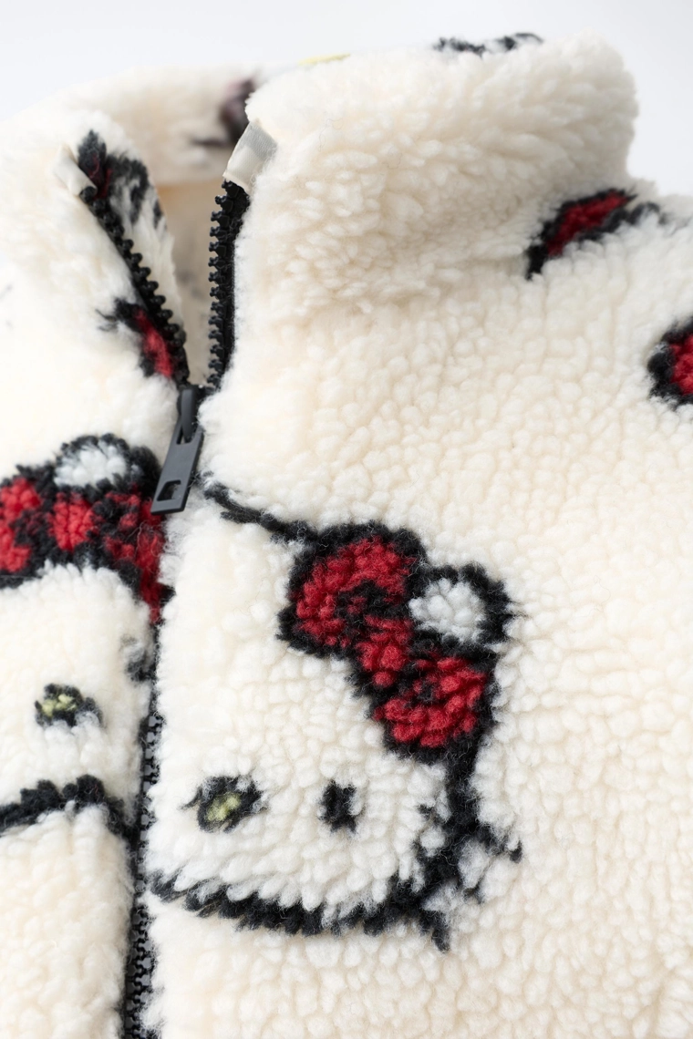 Куртка с искусственным мехом hello kitty © sanrio