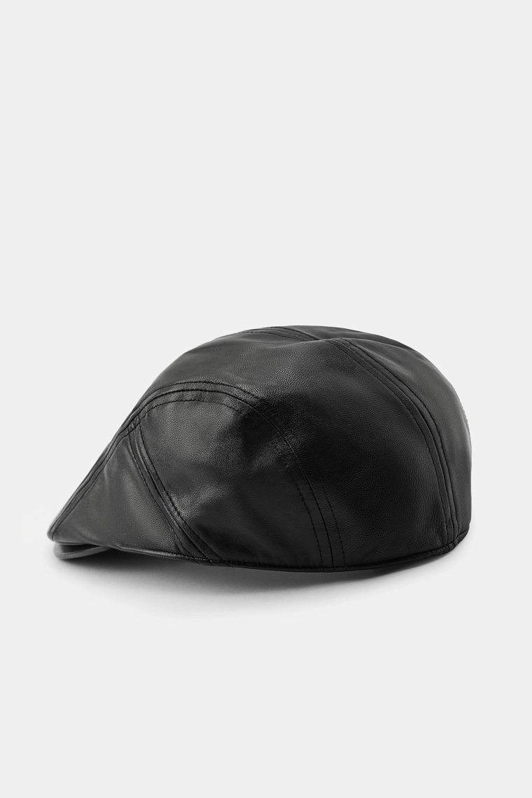 Козырёк из 100% кожи
