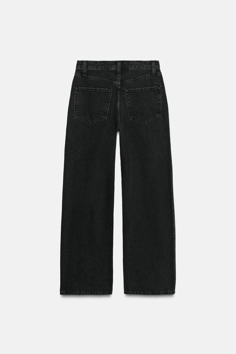 Джинсы прямого кроя с высокой талией Zara «ZW»