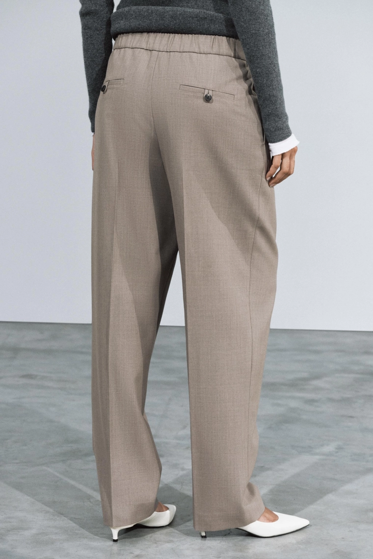 Брюки из шерстяной смеси zw collection