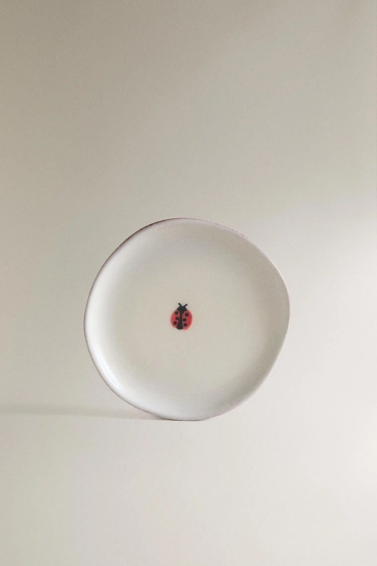 Керамическая мыльница ladybird