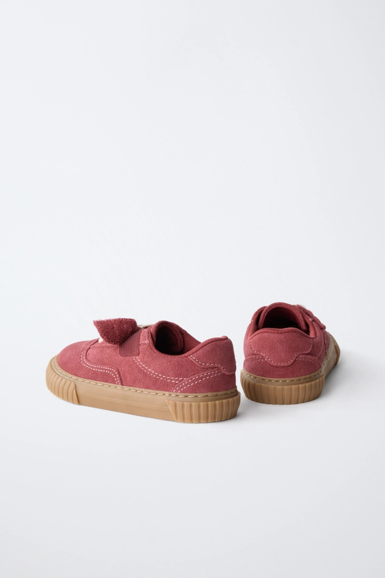 Кожаные кроссовки в стиле barefoot