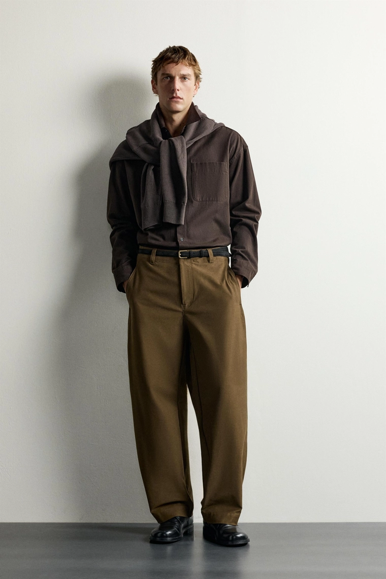Брюки balloon fit
