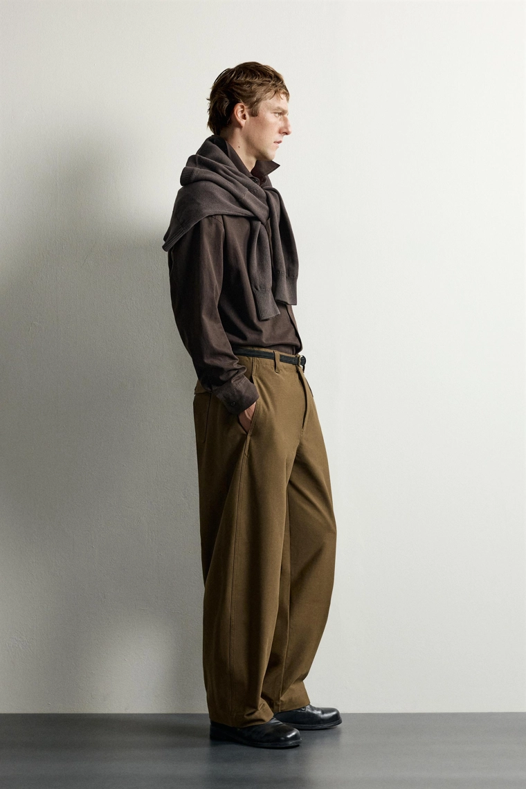 Брюки balloon fit