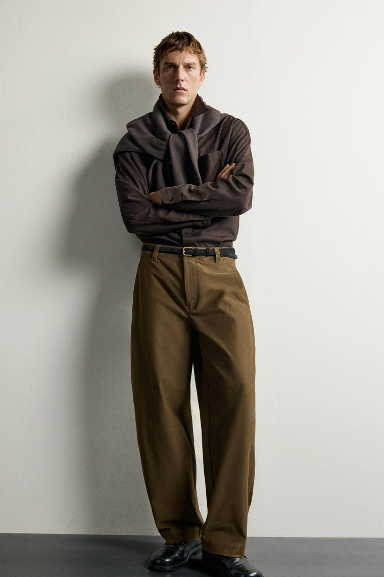 Брюки balloon fit