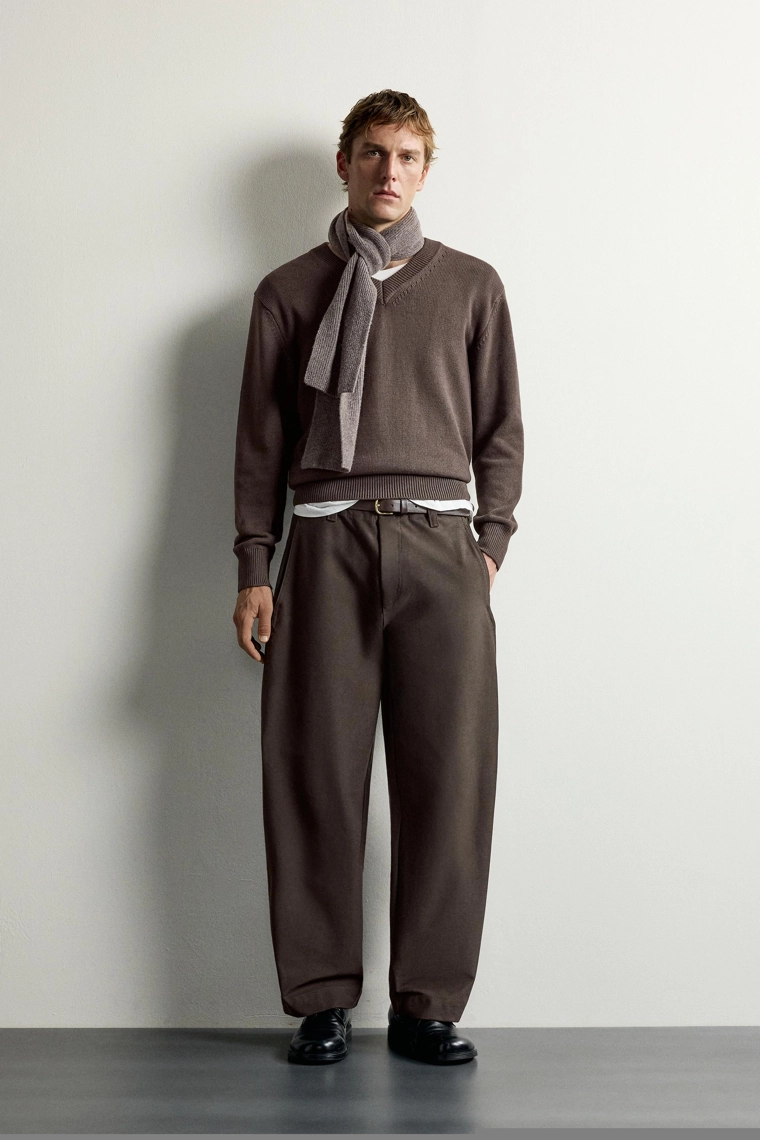 Брюки balloon fit