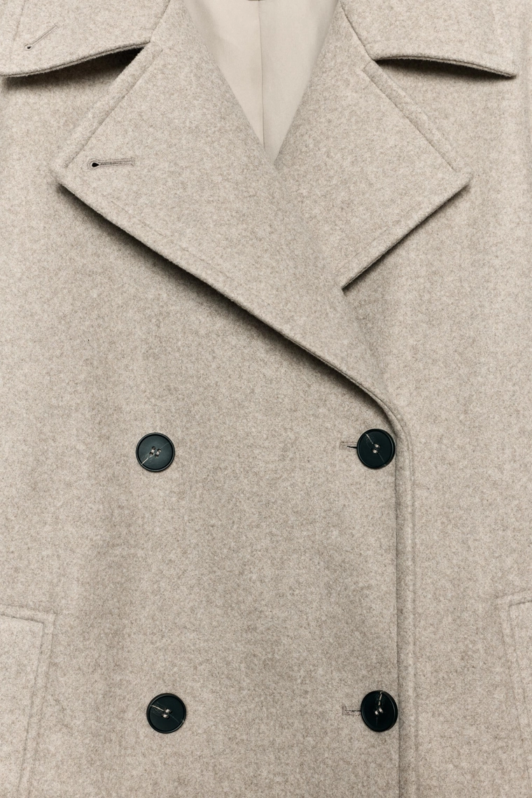 Мягкое oversize пальто