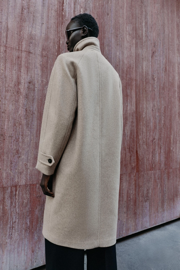 Мягкое oversize пальто