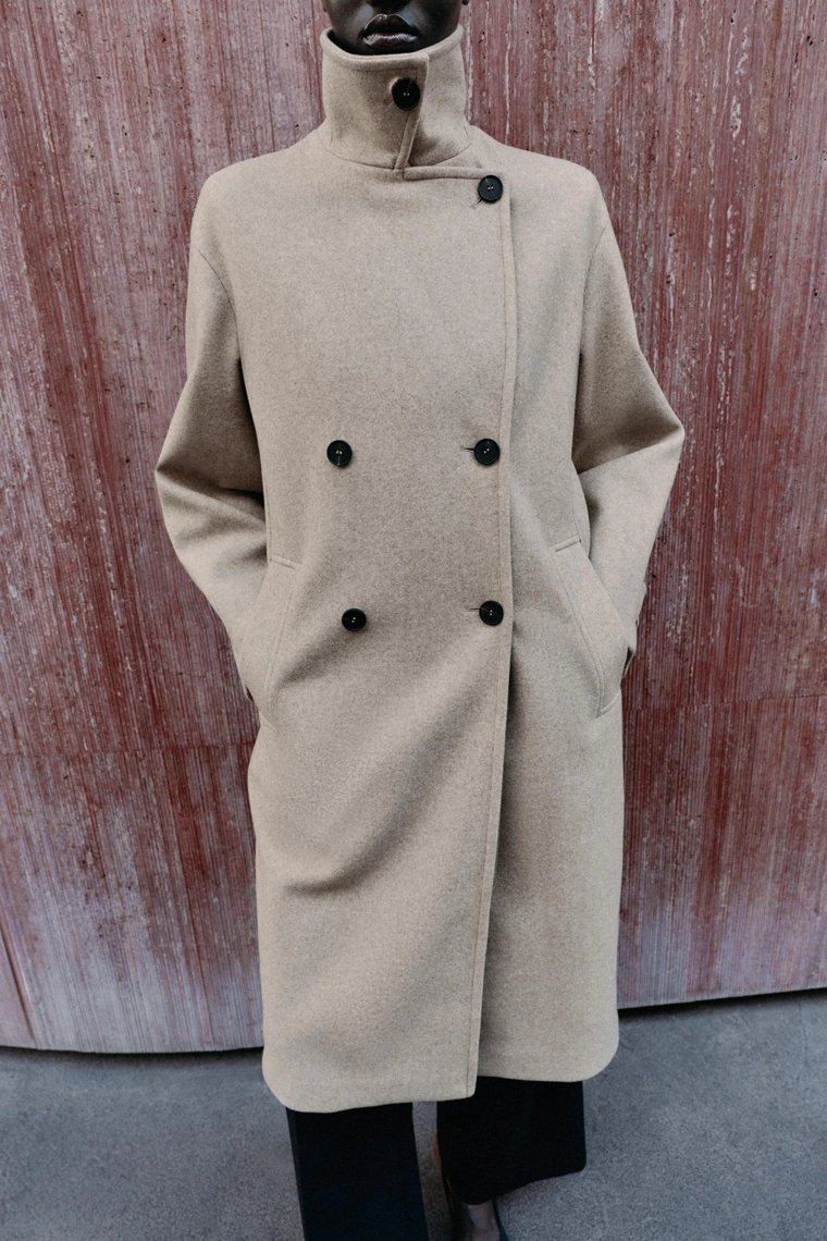Мягкое oversize пальто