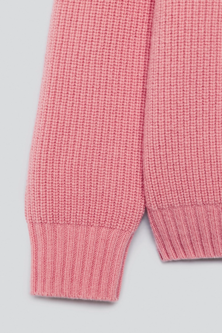Джемпер с v-образным вырезом из 100% кашемира