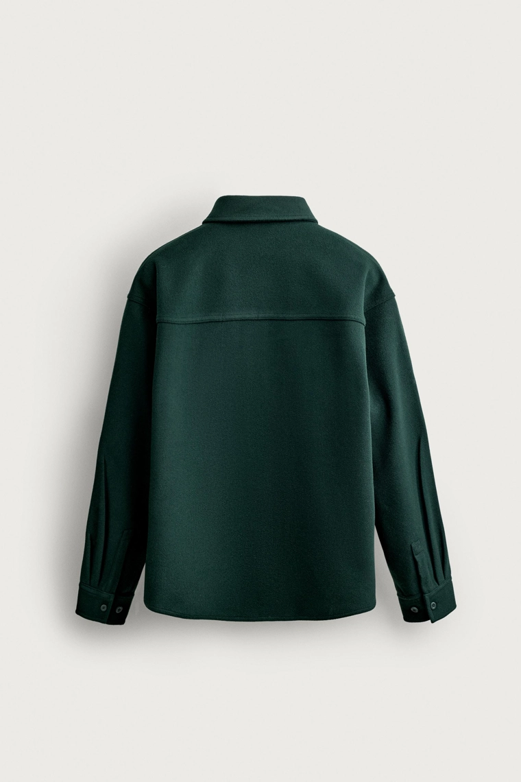 Рубашка overshirt с прямым кроем и нашивками