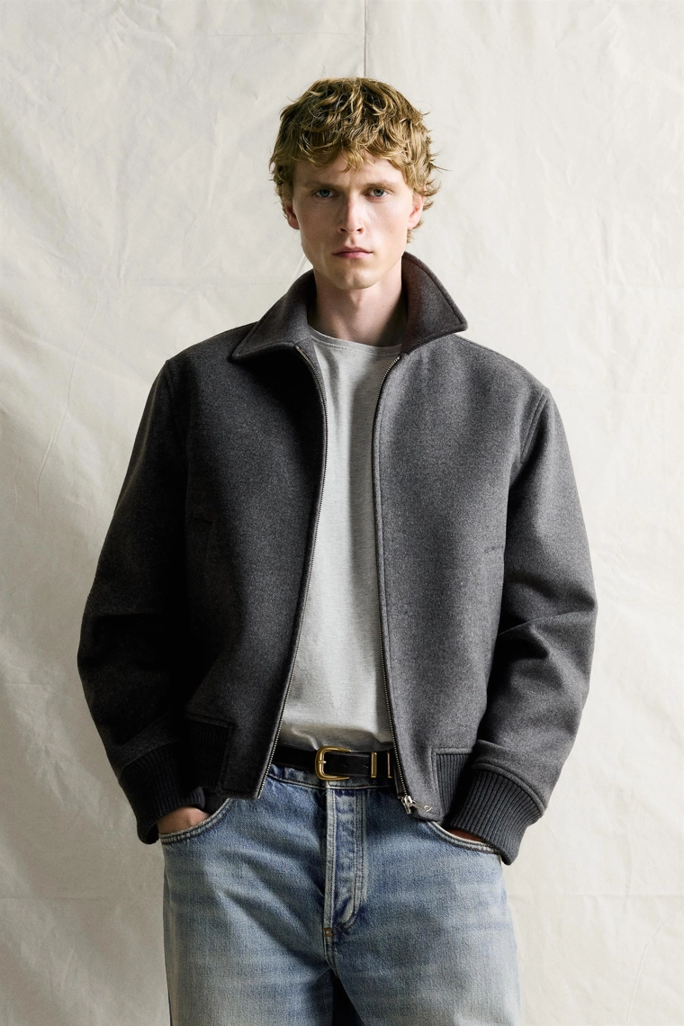 Куртка regular fit из шерстяной смеси с кашемиром
