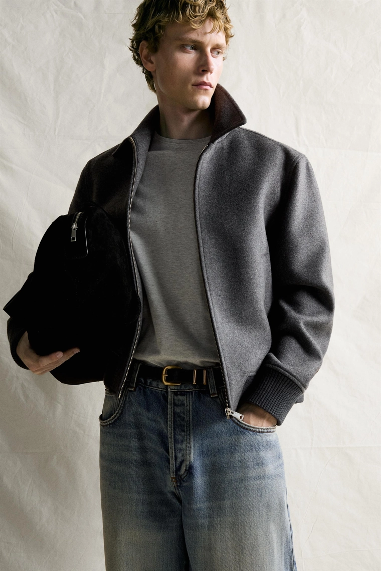 Куртка regular fit из шерстяной смеси с кашемиром