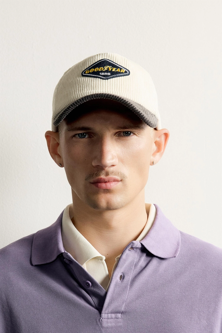 Кепка из вельвета goodyear©