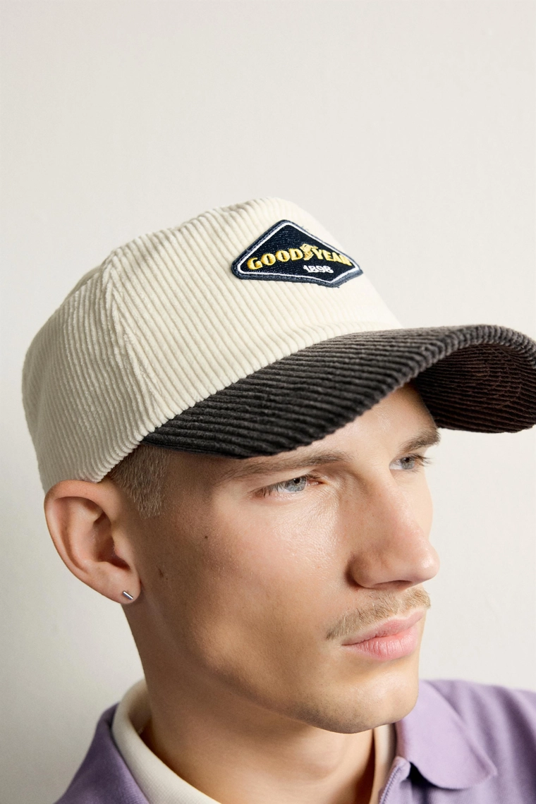 Кепка из вельвета goodyear©